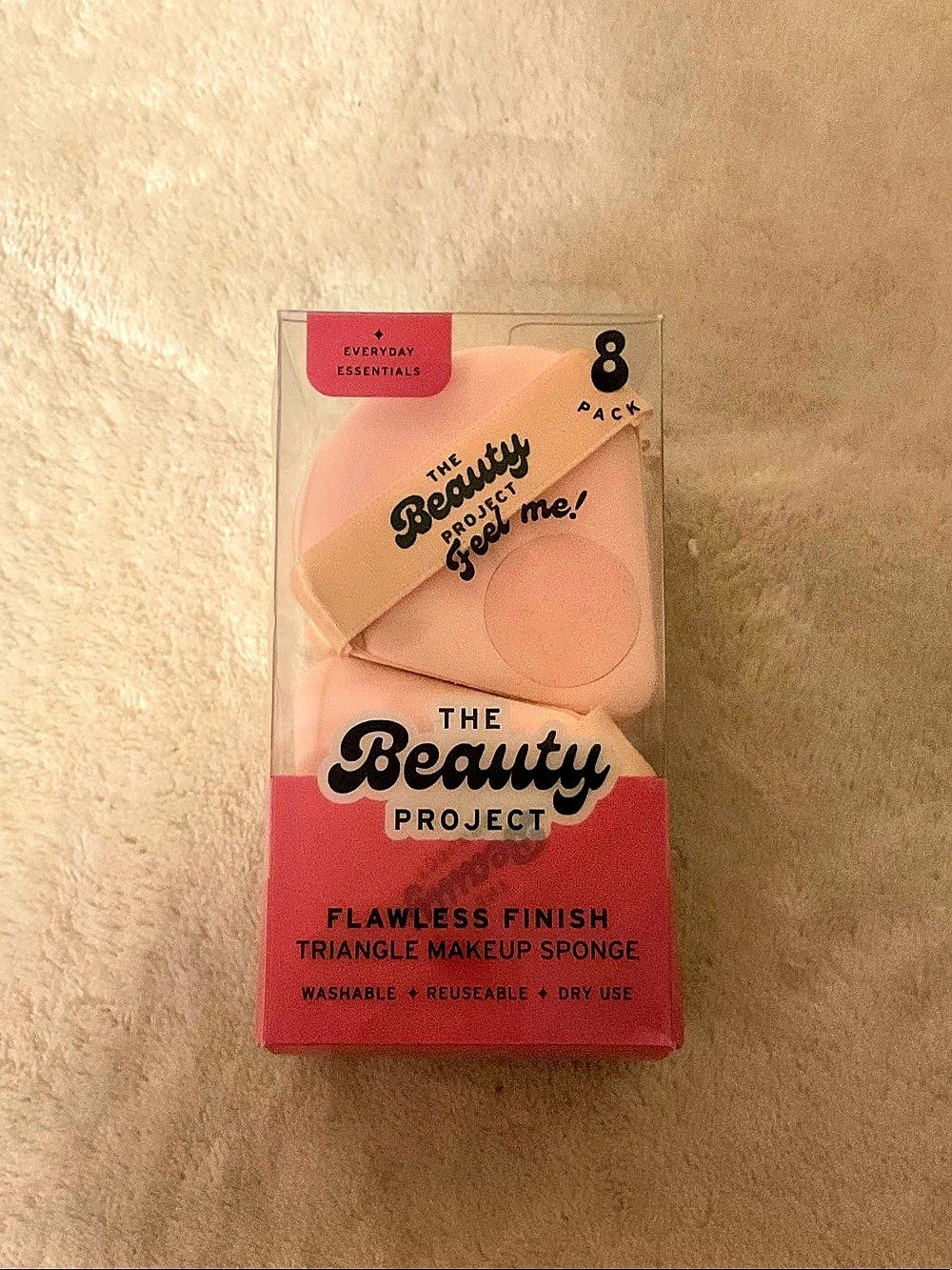 The Beauty Project Flawless Finish Triangle Powder Puffs 8-Pack
